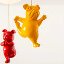 plafonnier créatif animal chien en résine pour décor amusant