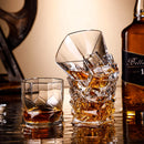 Verres à whisky old fashioned gravés motif classique