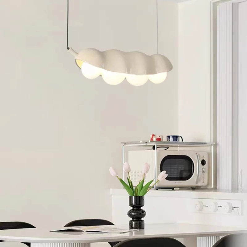lustre en verre à pois créatifs avec fil réglable - vue 6 sur 15