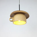 Creative bois tasse suspension moderne salle à manger suspension lampe cuisine luminaires éclairage intérieur décor à la maison Loft Luminaire