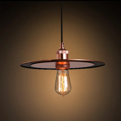 suspension luminaire ufo vintage créative pour restaurant et café