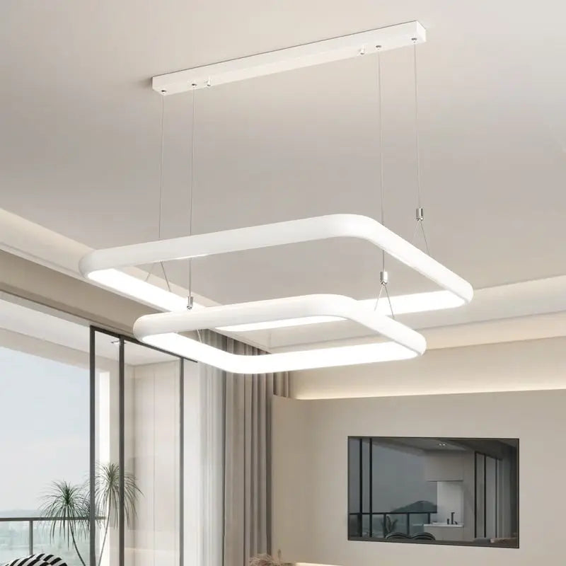 Lustre LED Chrome Perle Suspension - vue 6 sur 12