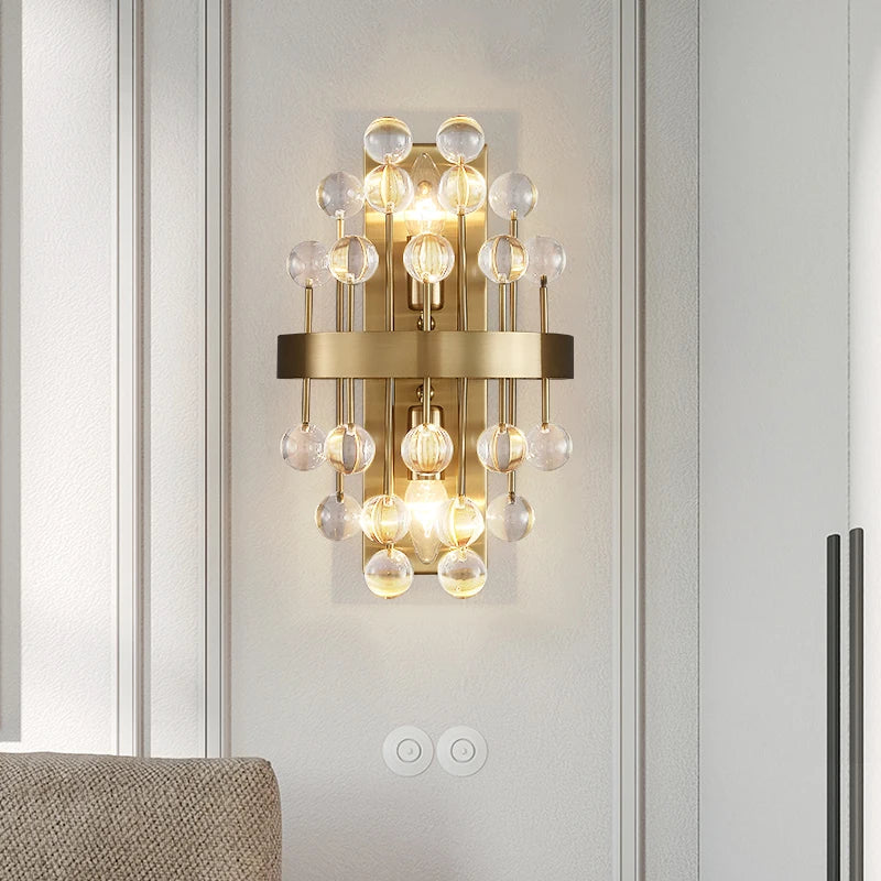 applique murale contemporaine en verre teinté design moderne intérieur - vue 6 sur 9