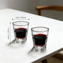 Lot de 2 petits verres cocktail transparents