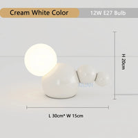 Lampes de Table de chevet d'art nordique LED E27