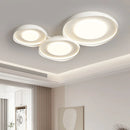 Plafonnier circulaire moderne en fer pour éclairage intérieur
