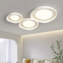 Plafonnier circulaire moderne en fer pour éclairage intérieur