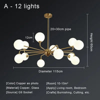 plafonnier led suspendu design nordique moderne éclairage intérieur décoratif
