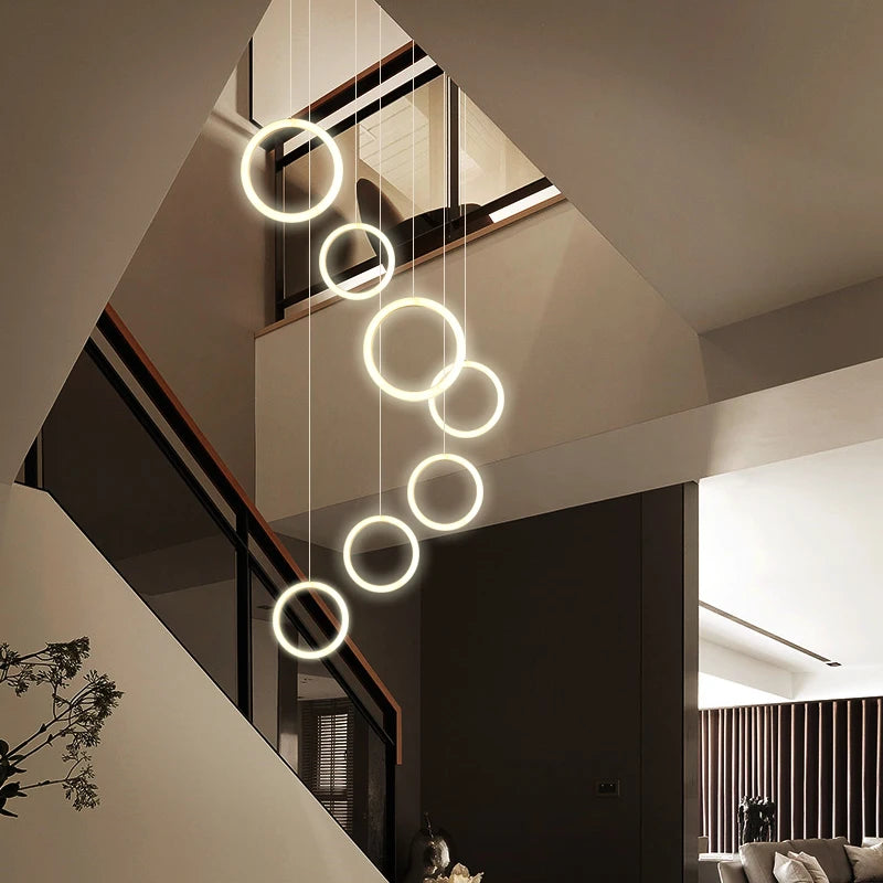 lustre moderne minimaliste pour loft appartement duplex villa
