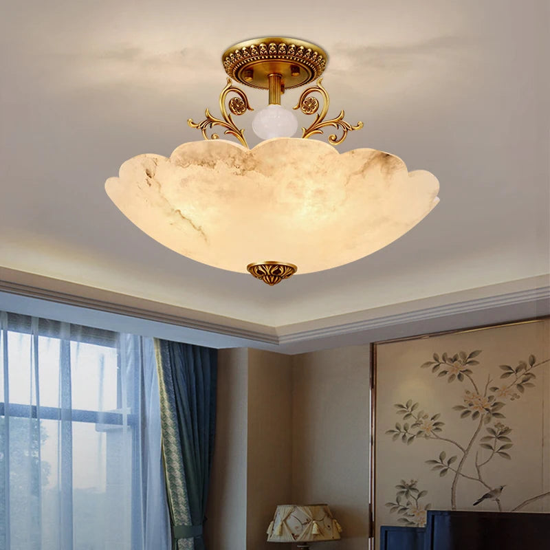 suspension en marbre espagnol décorative d'intérieur