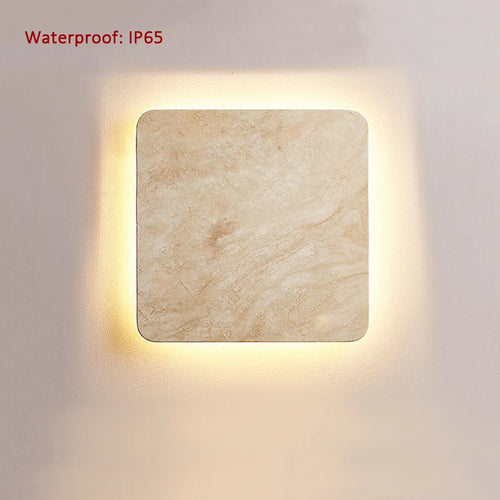 Applique murale led étanche carré décoratif pour villa