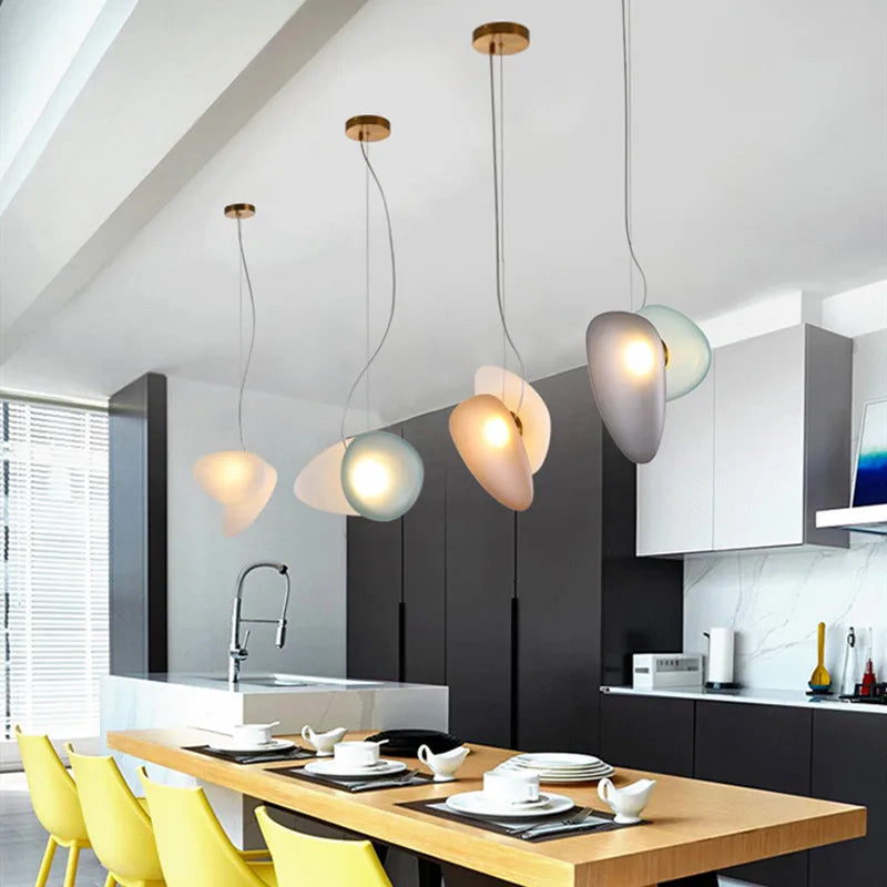 Suspension LED en verre - vue 5 sur 28