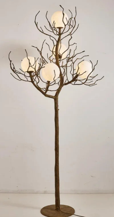 lustre à led vintage en forme de branche décoration unique pour intérieur