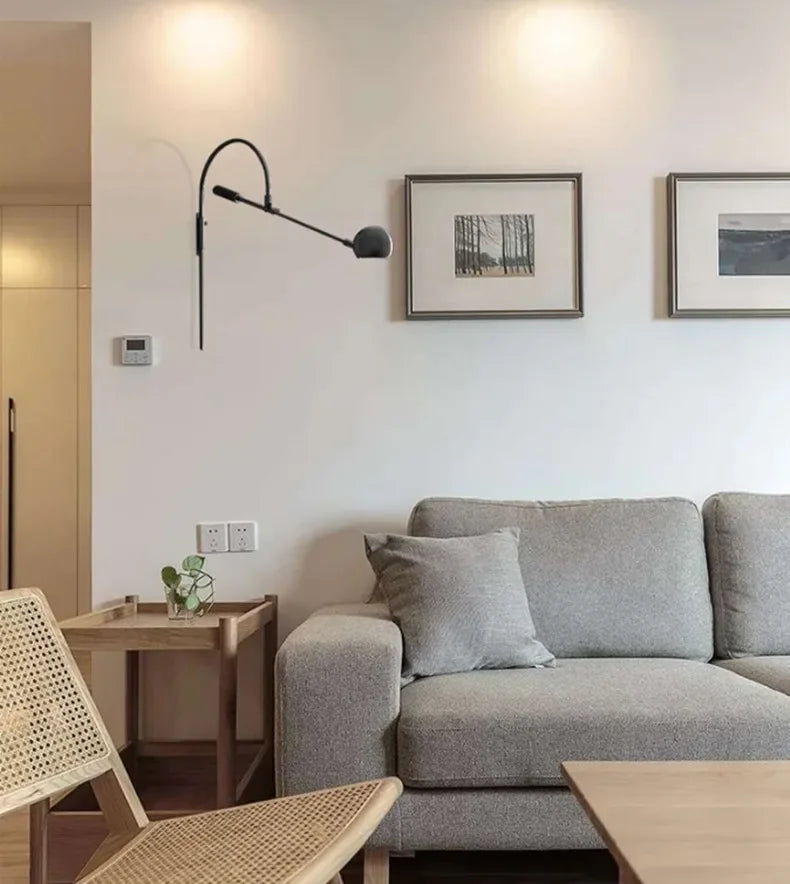 applique murale rotative créative pour un éclairage moderne - vue 5 sur 8