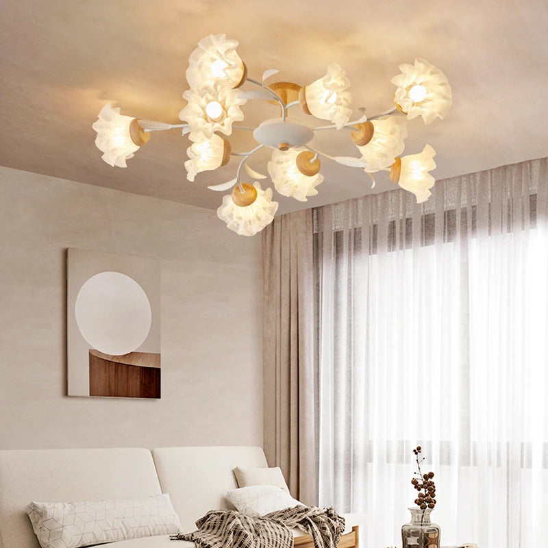 plafonnier moderne avec télécommande pour un intérieur élégant