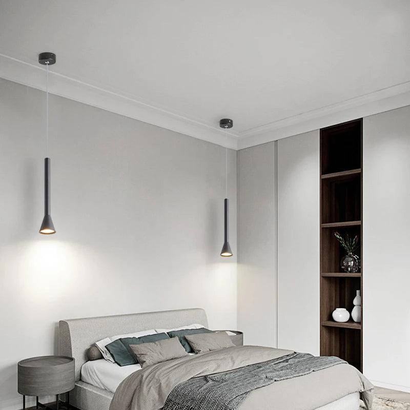 suspension led moderne pour un éclairage décoratif intérieur - vue 7 sur 8