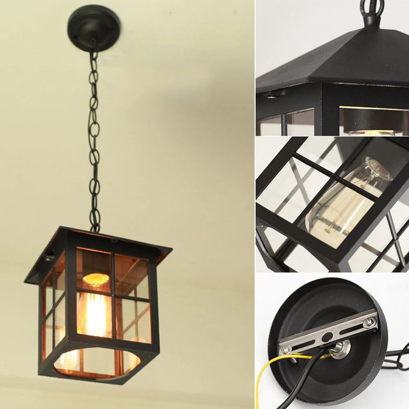 lampe extérieure suspendue étanche pour jardin et cour