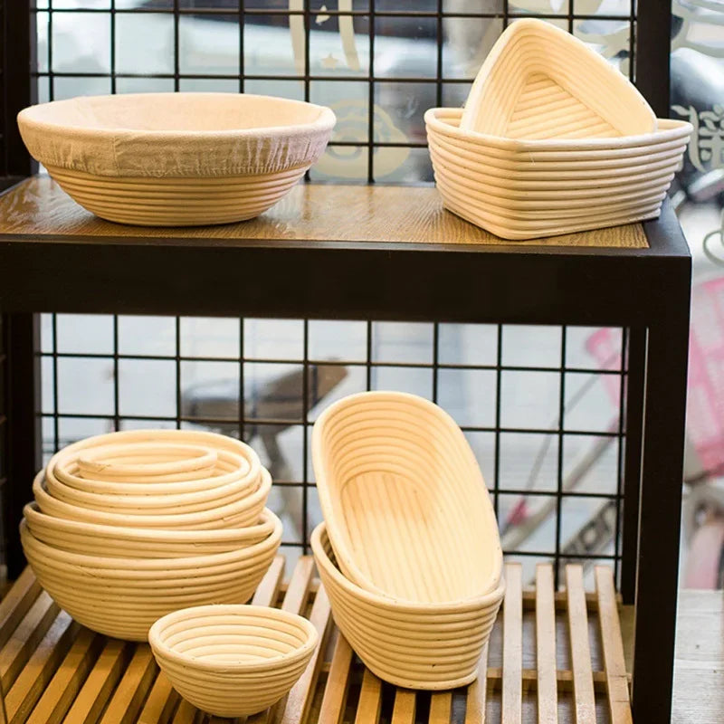 corbeille à pain en rotin panier pour cuisson et fermentation - vue 4 sur 18