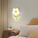 Applique murale led soins yeux enfants chambre chevet maternelle école télécommande