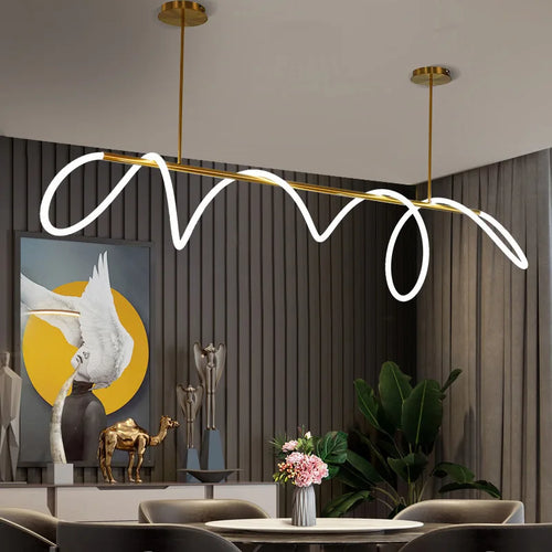 lustre minimaliste design pour bar et espace repas décoratif