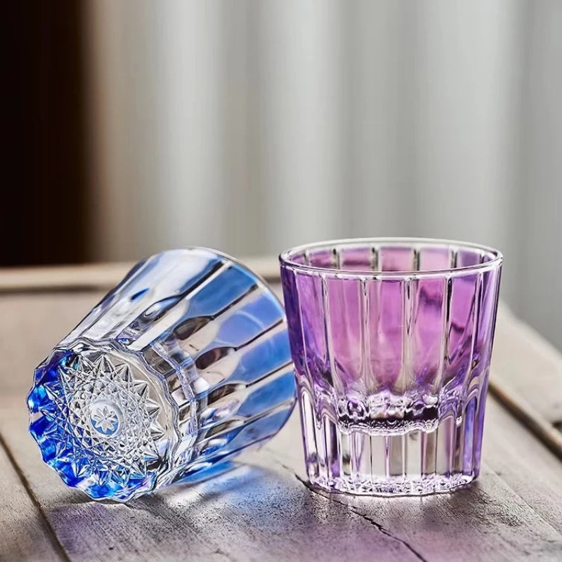 Verre whisky cocktail 200 ml style strié vertical - vue 2 sur 15