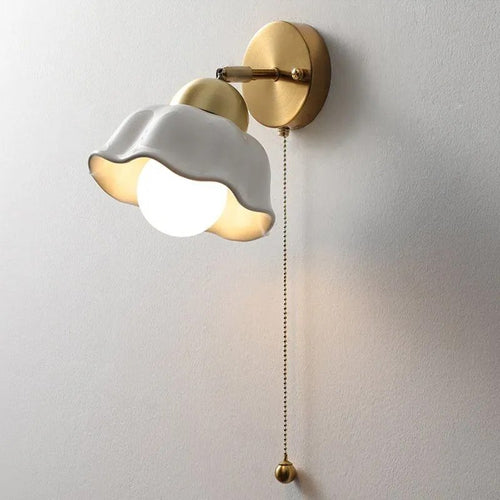 Applique murale LED en céramique nordique