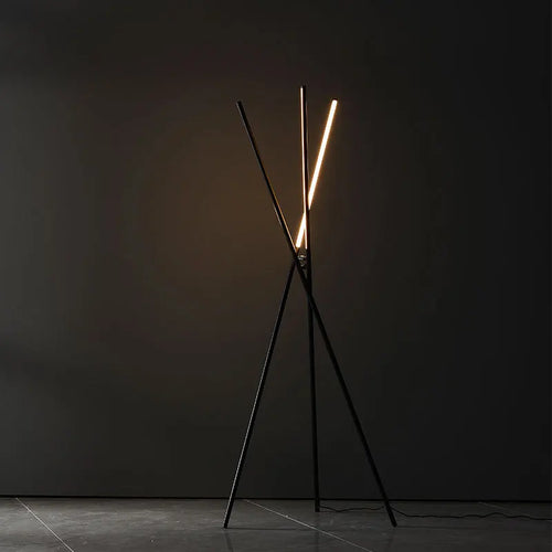 Lampadaire LED minimaliste et créatif en aluminium