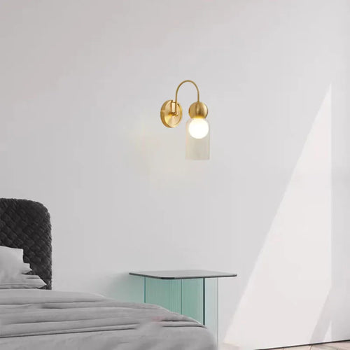 applique murale moderne en verre pour éclairage direct