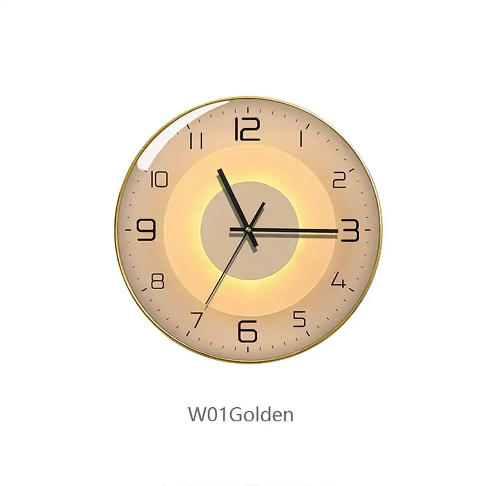 horloge murale en verre design moderne géométrique créatif décoratif - vue 15 sur 18