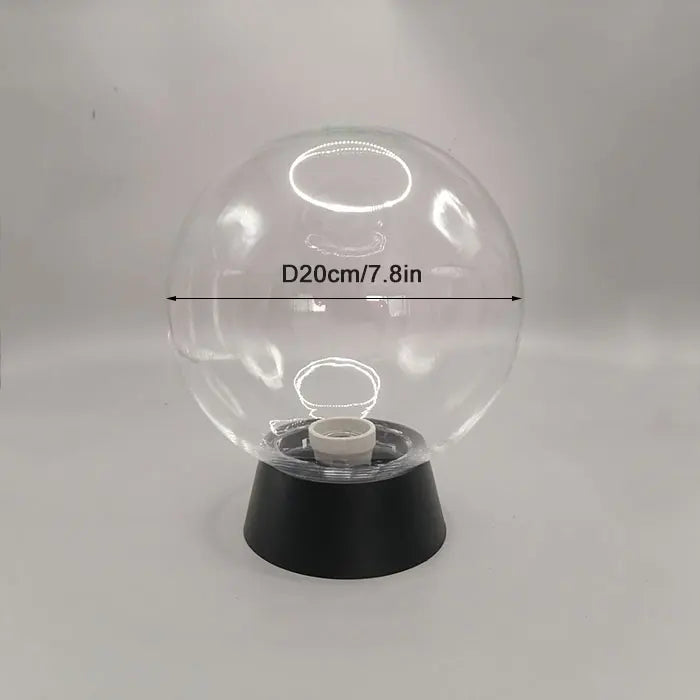 lampadaire extérieur globe noir pour éclairage de jardin et terrasse - vue 9 sur 15