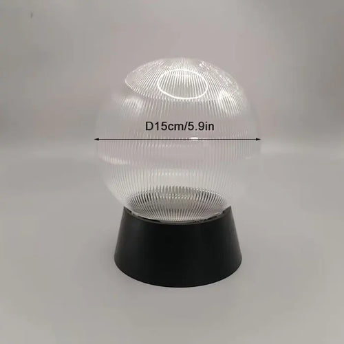 lampadaire extérieur globe noir pour éclairage de jardin et terrasse