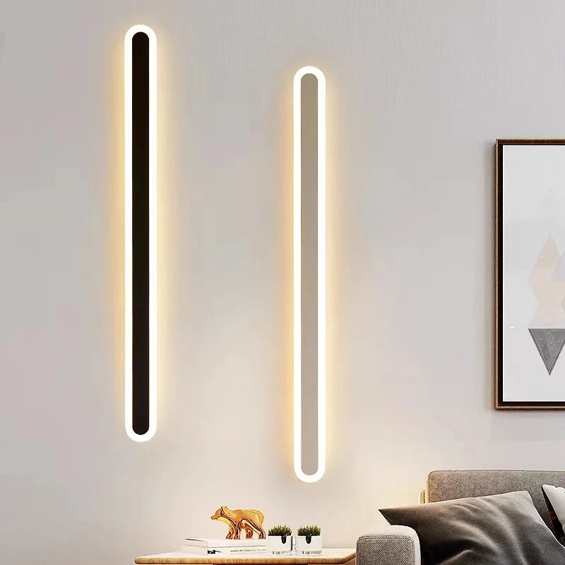 applique murale led décorative en aluminium acrylique pour diverses utilisations
