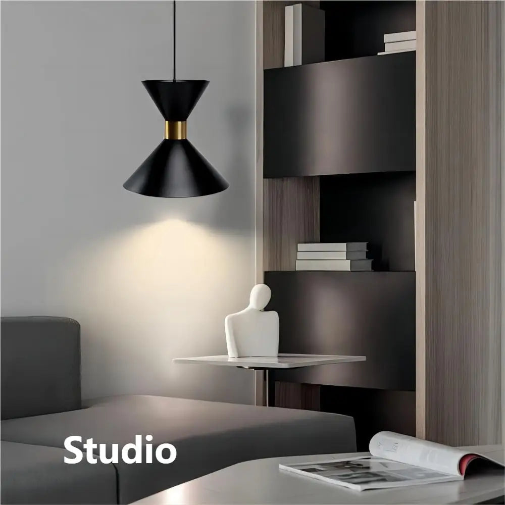 Lustre à tête E27 pour table à manger au design simple - vue 11 sur 10