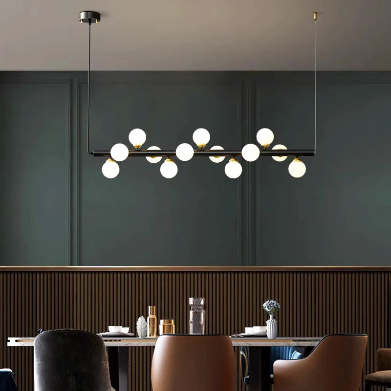 lustre suspension led moderne pour éclairage intérieur