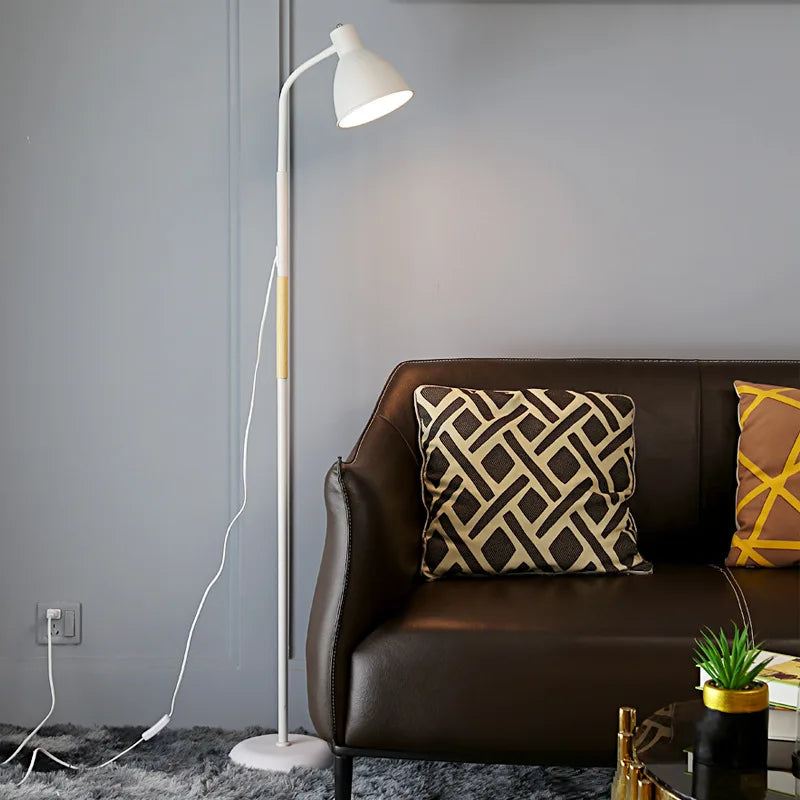 Lampadaire loft Noir Debout - vue 7 sur 8