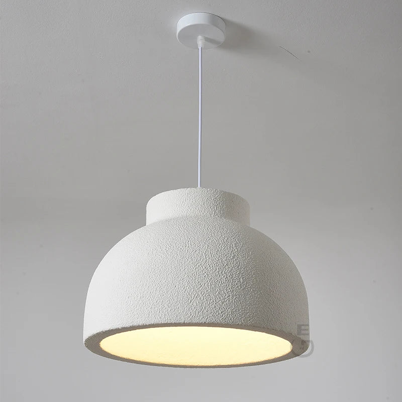 lampe pendante en ciment style wabi-sabi pour restaurant - vue 7 sur 10