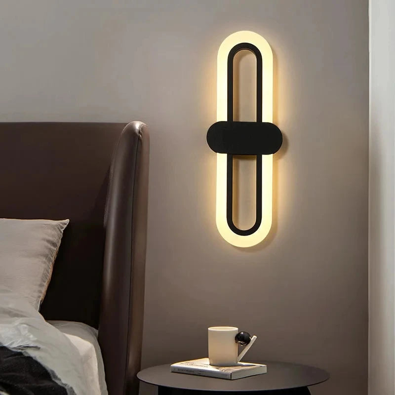 applique murale led pour décoration de maison acrylique