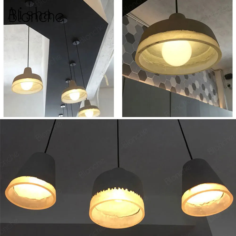 suspension style industriel rétro pour décoration intérieure - vue 7 sur 9