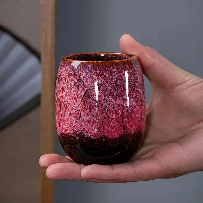 Tasse the ceramique style tianmu bol kung fu