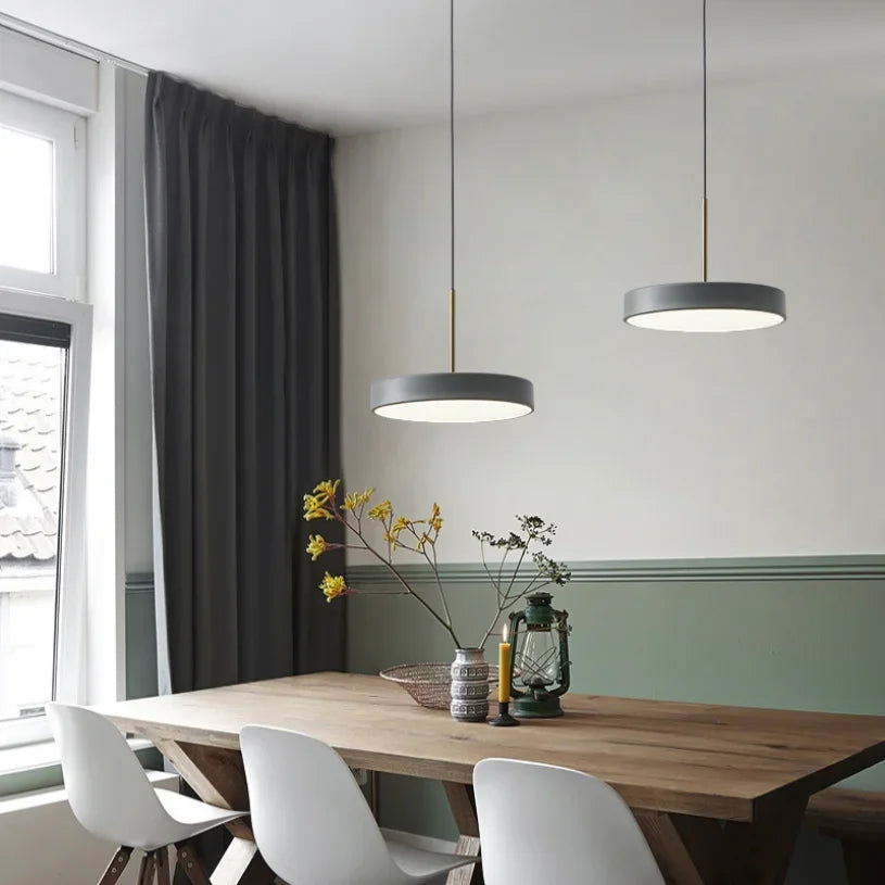 Suspension led rond pour décoration moderne