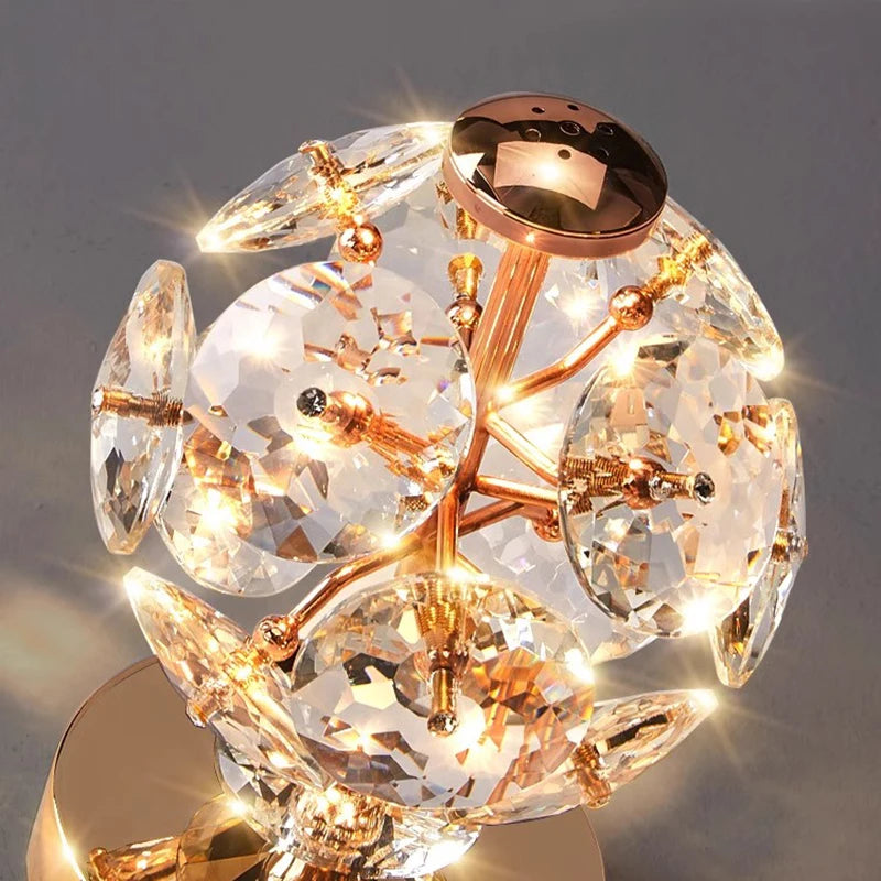 suspension cristal pissenlit avec télécommande et gradation - vue 5 sur 8