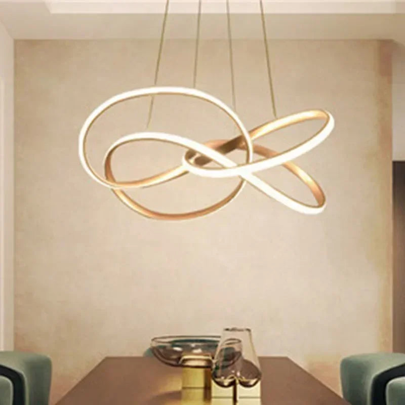 lustre suspendu led moderne pour décoration maison - vue 3 sur 20