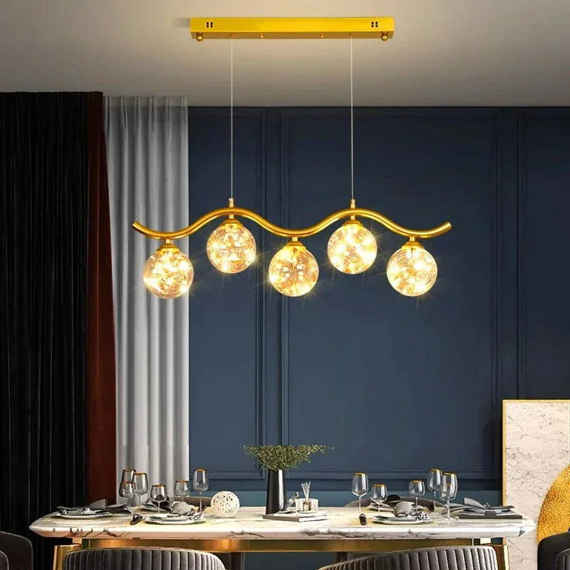 suspension LED pour salon cuisine et restaurant - vue 4 sur 8