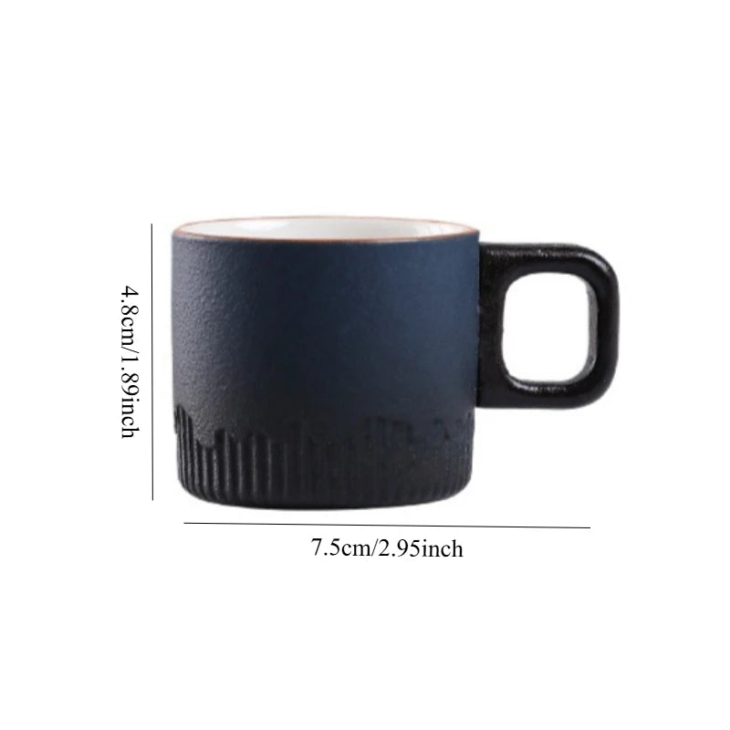 Tasse céramique mini dégradé style minimaliste dessin main