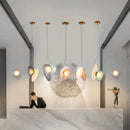 Suspension LED en verre
