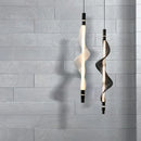 lustre led art déco avec cordon réglable luminaires suspendus