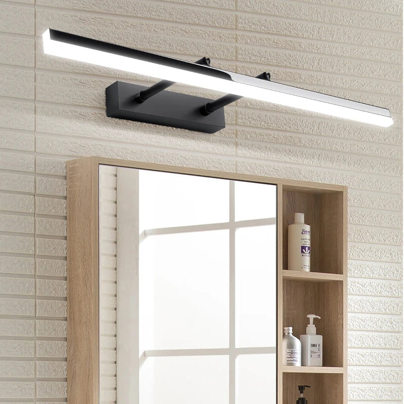 lampe frontale à miroir rétractable pour toilettes - vue 2 sur 18