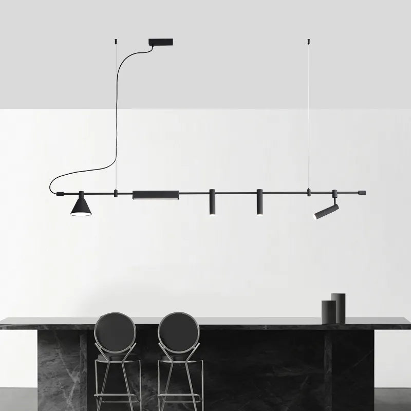 lustre style industriel simple créatif bar table thé - vue 2 sur 7