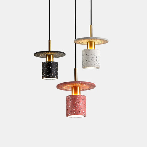 lustre créatif en terrazzo pour restaurant hôtel minimaliste commercial