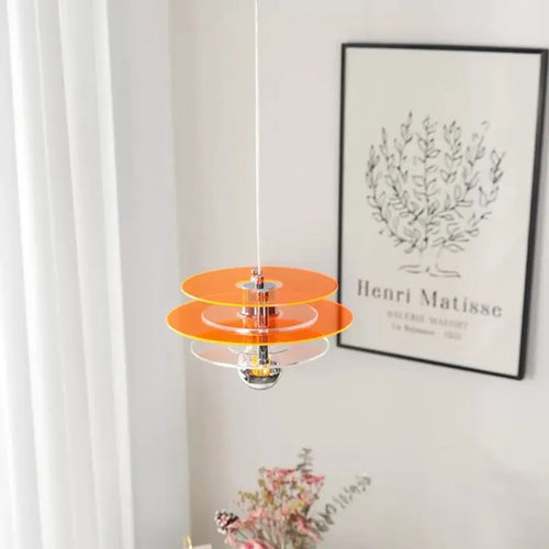 Suspension LED en acrylique à tête unique